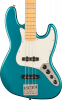 Squier Classic Vibe Active '70s Jazz Bass V Maple Fingerboard Parchment Pickguard Ocean Turquoise